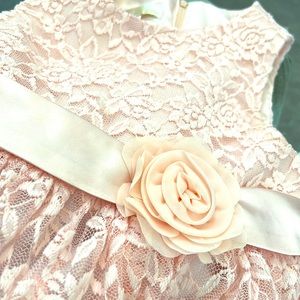 American Princess Girls’ Floral Lace Dress